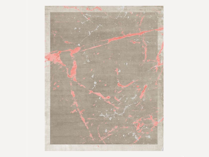 Handmade custom wool and silk rug ECHO SAINT CLAIR 221 By HENZEL STUDIO ...