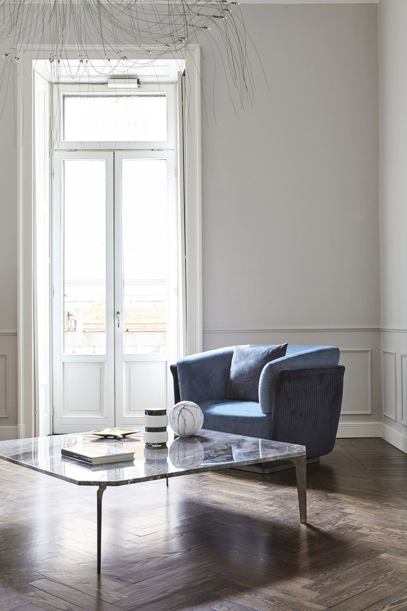 ECLECTIC Q by Capital Collection - Tavolino basso quadrato in marmo - 9