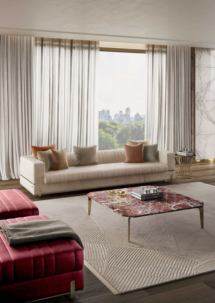 ECLECTIC Q by Capital Collection - Tavolino basso quadrato in marmo - 8