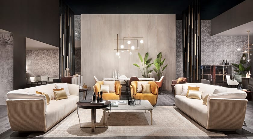 ECLECTIC Q by Capital Collection - Tavolino basso quadrato in marmo - 5