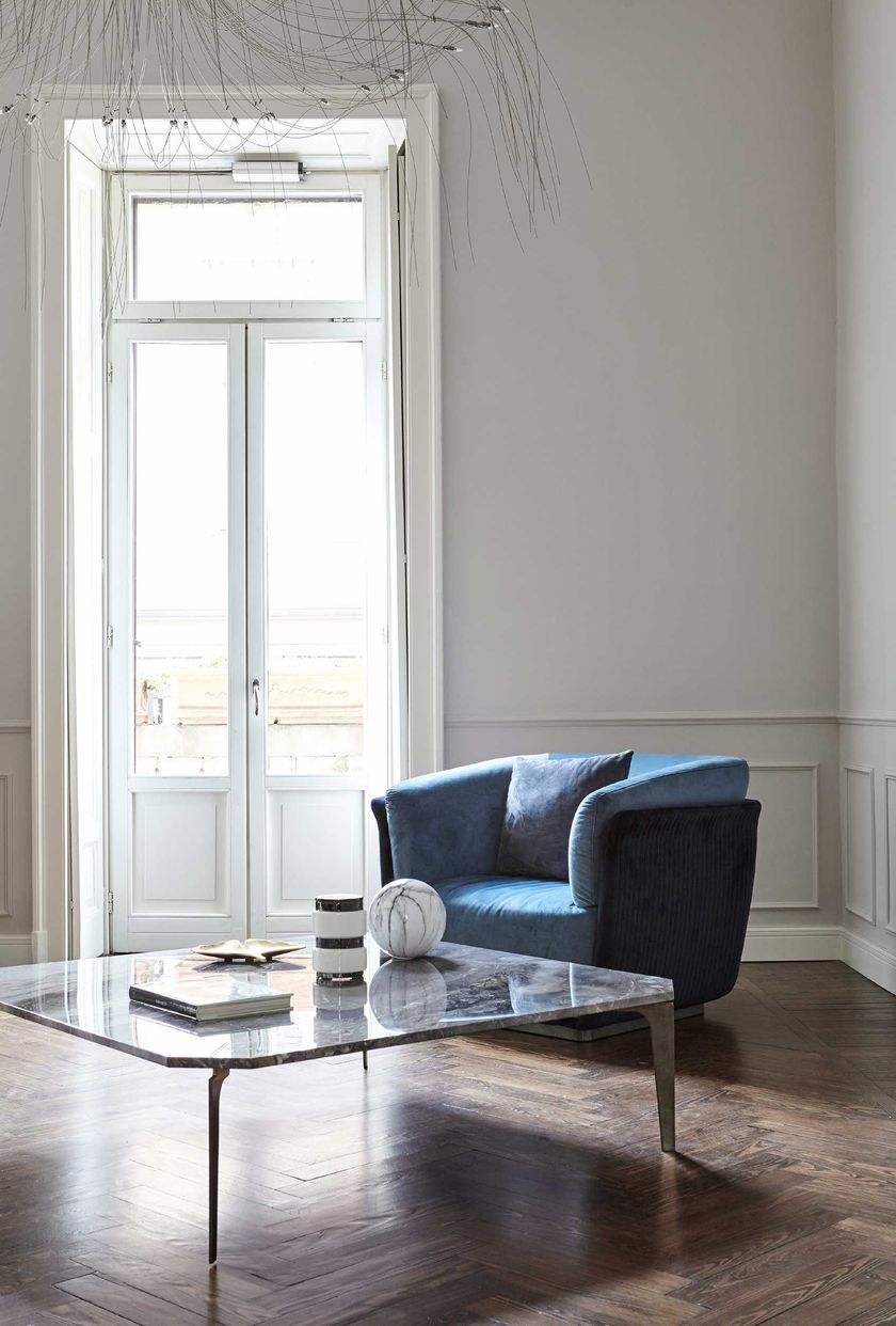 ECLECTIC Q by Capital Collection - Tavolino basso quadrato in marmo - 7