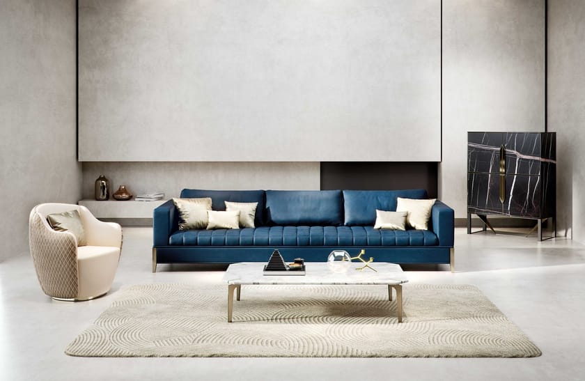 ECLECTIC R by Capital Collection - Tavolino basso rettangolare in marmo - 5