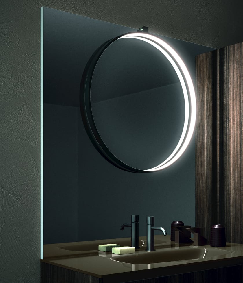 LED Mirror lamp for bathroom ECLISSI Cartabianca Collection By Cerasa