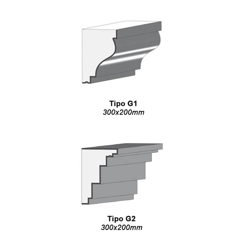 ECO CORNICE Polystyrene matrix for decorative element By Isolconfort