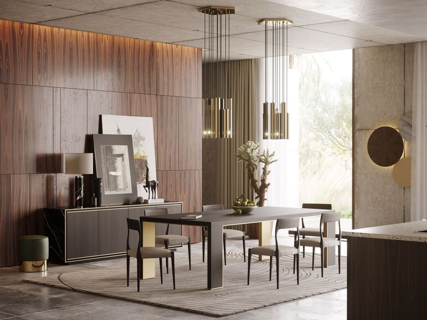 Oak dining table EDA By Laskasas