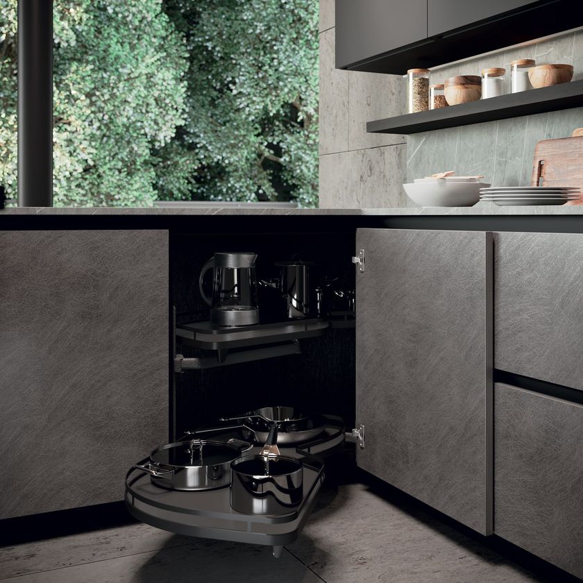 Kitchen with peninsula EGO LINE By Febal Casa