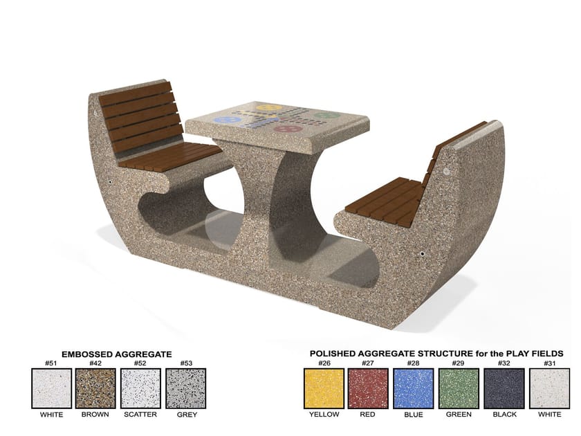 283 by ENCHO ENCHEV - ETE - Tavolo da gioco in calcestruzzo - 3