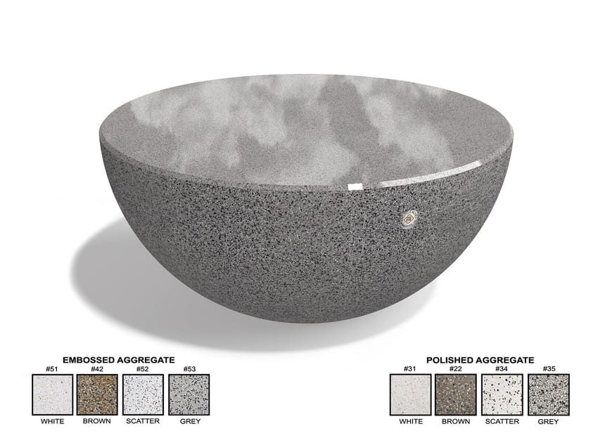 366 by ENCHO ENCHEV - ETE - Tavolo per spazi pubblici rotondo in calcestruzzo - 2