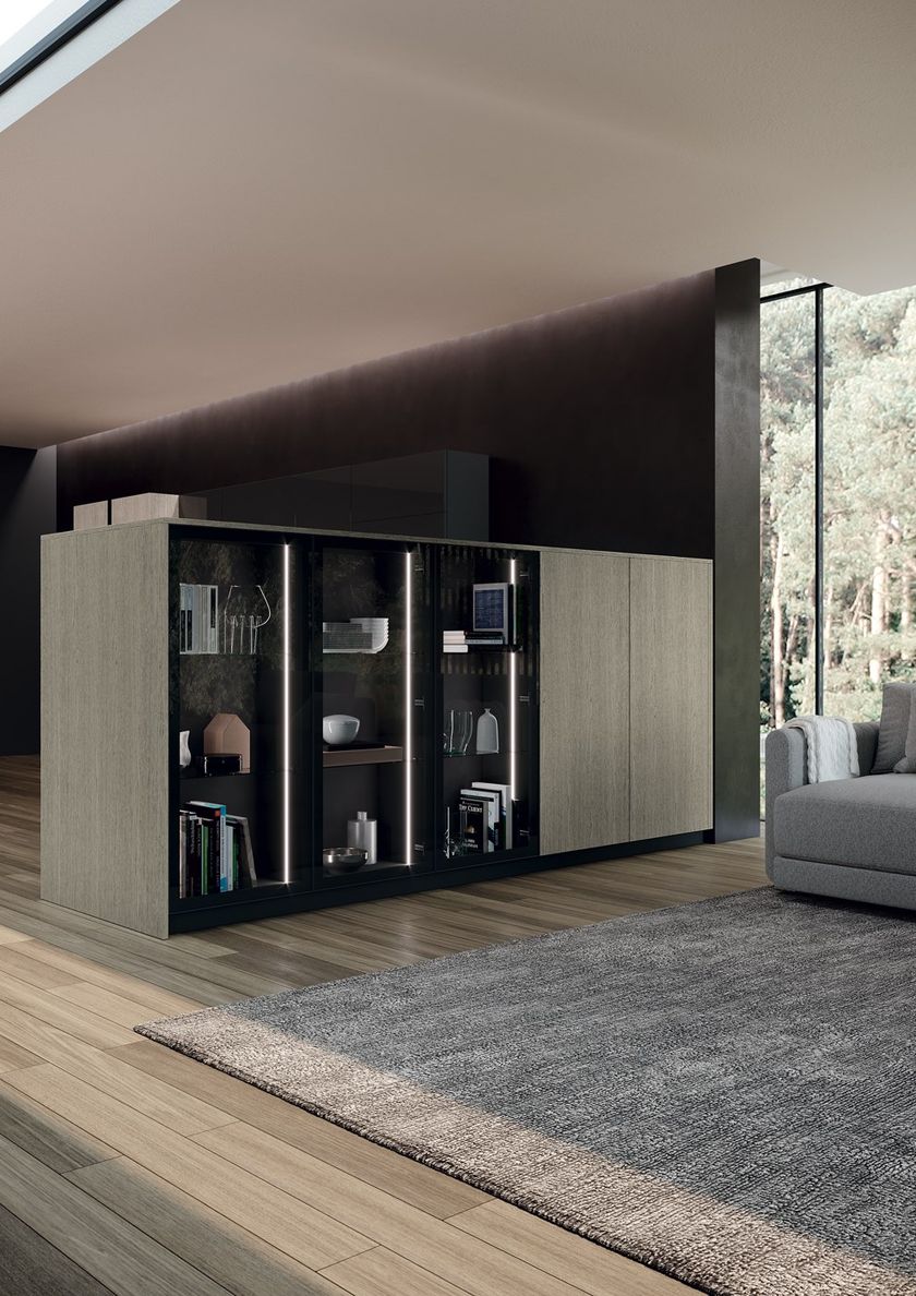 Linear kitchen with integrated handles ERA 02 By Febal Casa design ...