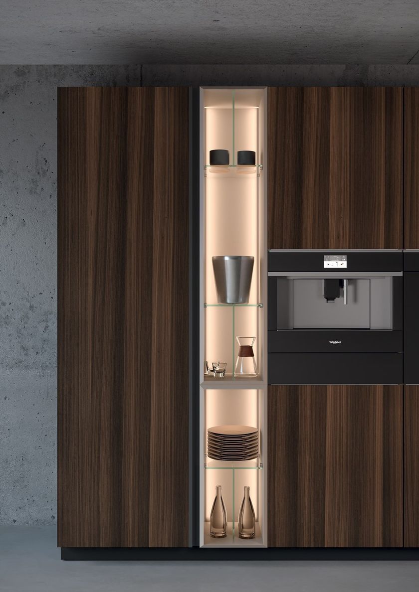 Kitchen with peninsula ERA 03 By Febal Casa design Paolo Colombo