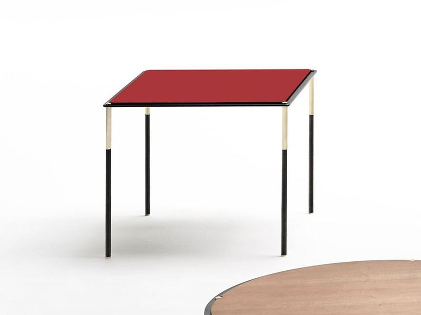 ERA TABLE Square HPL coffee table By Living Divani | design David Lopez ...