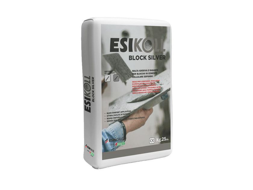 ESIKOLL BLOCK SILVER Malta per muratura By ESINCALCE