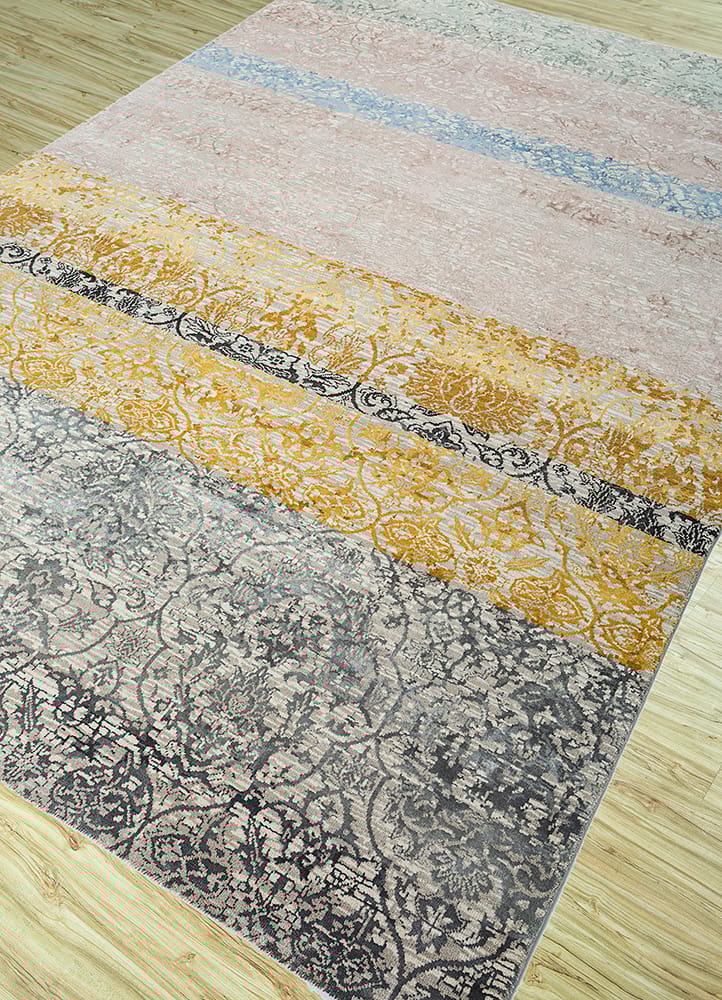 ESK-635 Ivory/Gold Spice Rectangular handmade rug By Jaipur Rugs ...