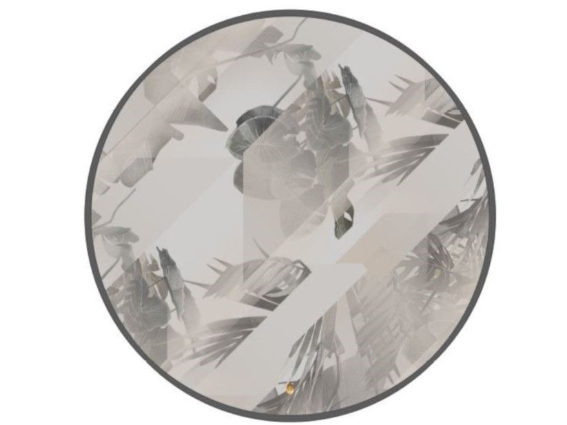 Blumen Runder Teppich Aus Wolle Esperyde By Visionnaire Design