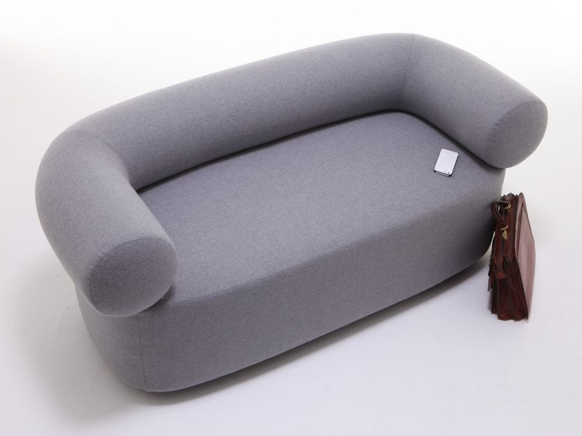 Fabric small sofa ESTER-S By Ferrante design Atelier Studio Borella