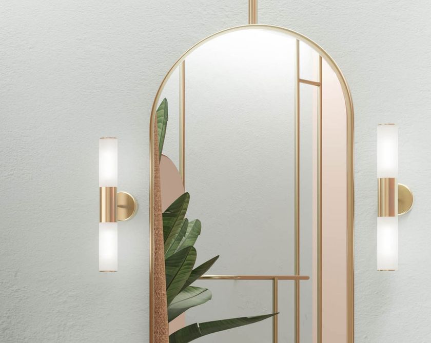 Direct-indirect light brass wall lamp ETOILE 274.04 Etoile Collection ...