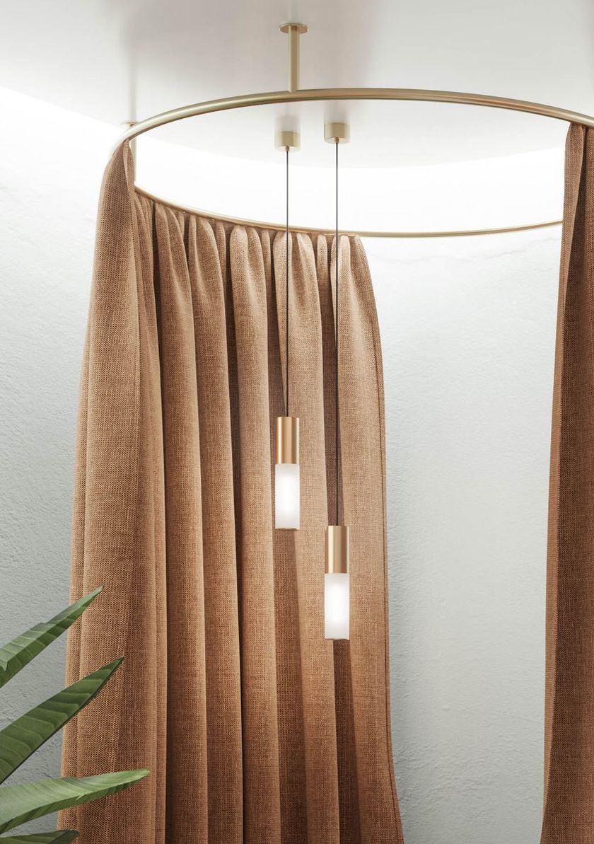 ETOILE 274.07 Luminária pendente de latão By Il Fanale | design Mirta Lando