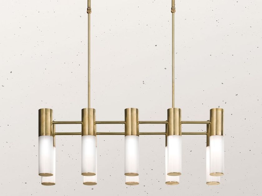 Pendelleuchte aus Messing ETOILE 274.10 By Il Fanale Design Mirta Lando