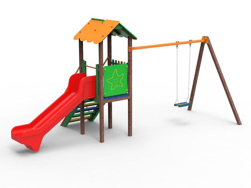 TORRE CON ALTALENA Play structure By EUROCOMITALIA