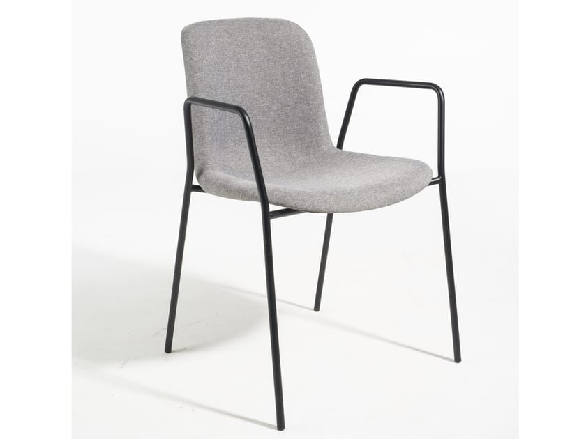 EVERY Chair with armrests Fabric chair with armrests By grado design