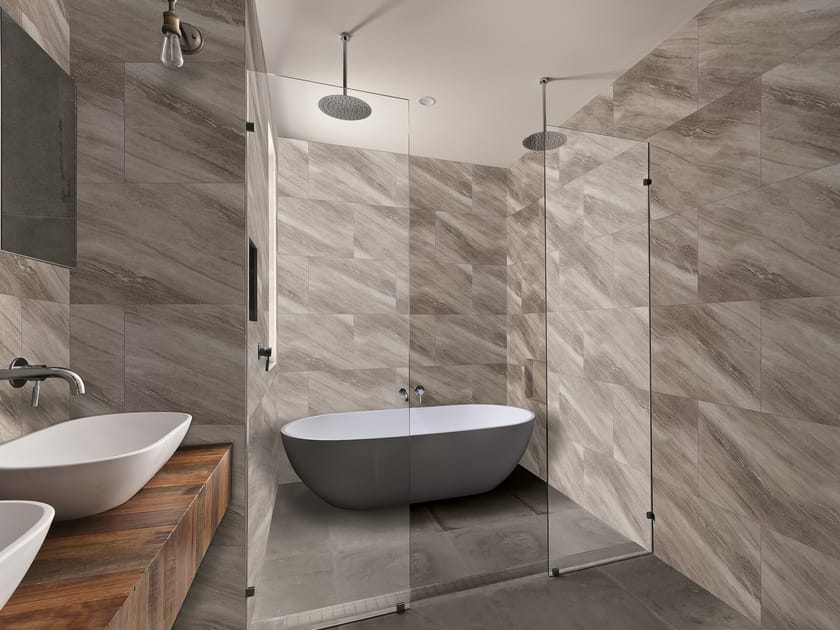 EVOLUTION VERTICAL Wall tiles with stone effect By Virag