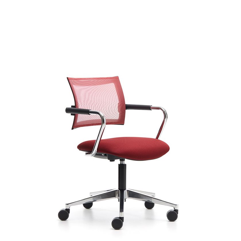 Sedia Girevole Da Ufficio Topstar Open Point SY Con Schienale In Rete Nera, Altezza Regolabile 103-111 Cm - 2