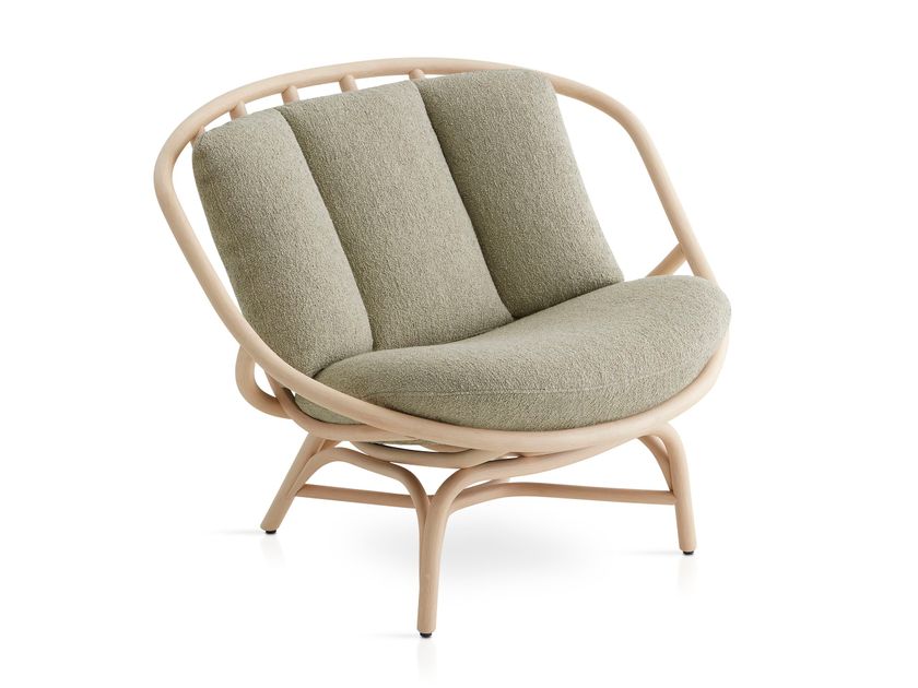 ARMADILLO Rattan easy chair with padded seat By EXPORMIM | design MUT ...