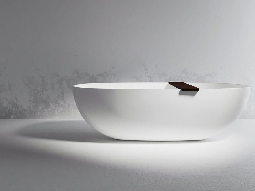ÛV Freistehende ovale Badewanne By Edoné by Agorà | design Marco Bortolin