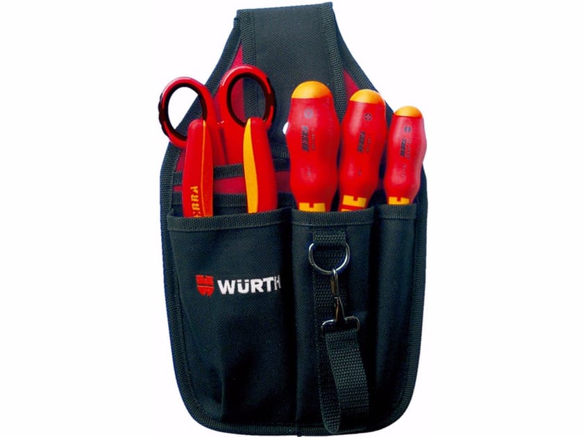 Screwdriver Electrician's tool set in belt bag By Würth
