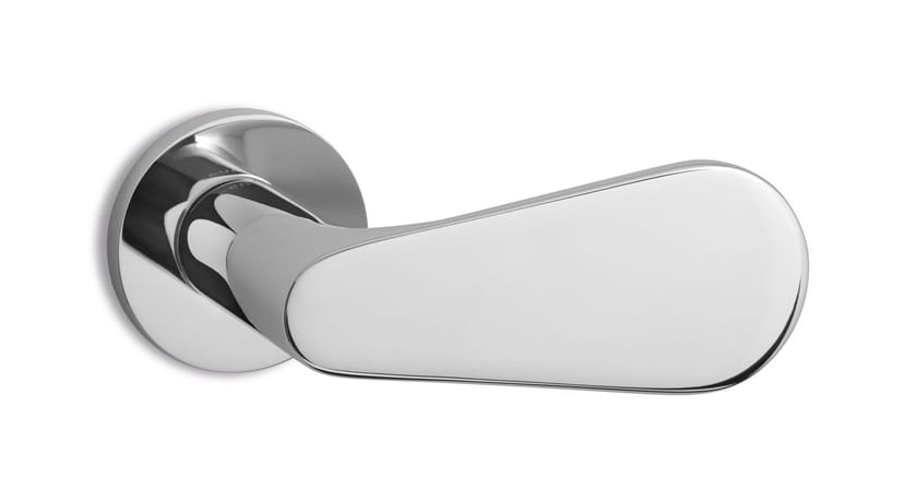 DRIVER by Ento - Maniglia in ottone su rosetta - 4