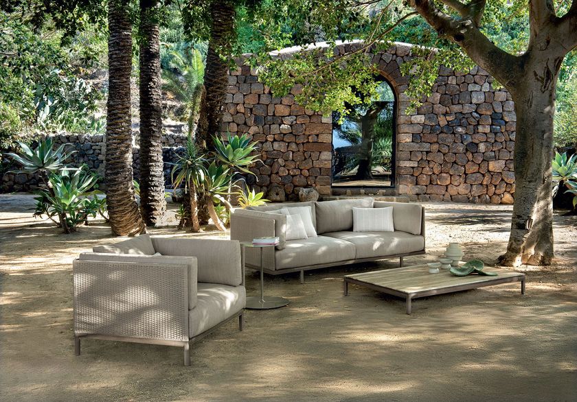 BAIA ROPE Garden sofa By Ethimo