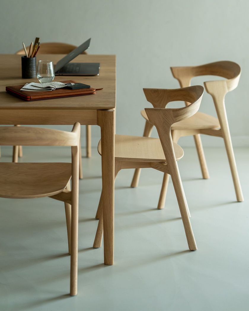 BOK Square oak dining table By Ethnicraft