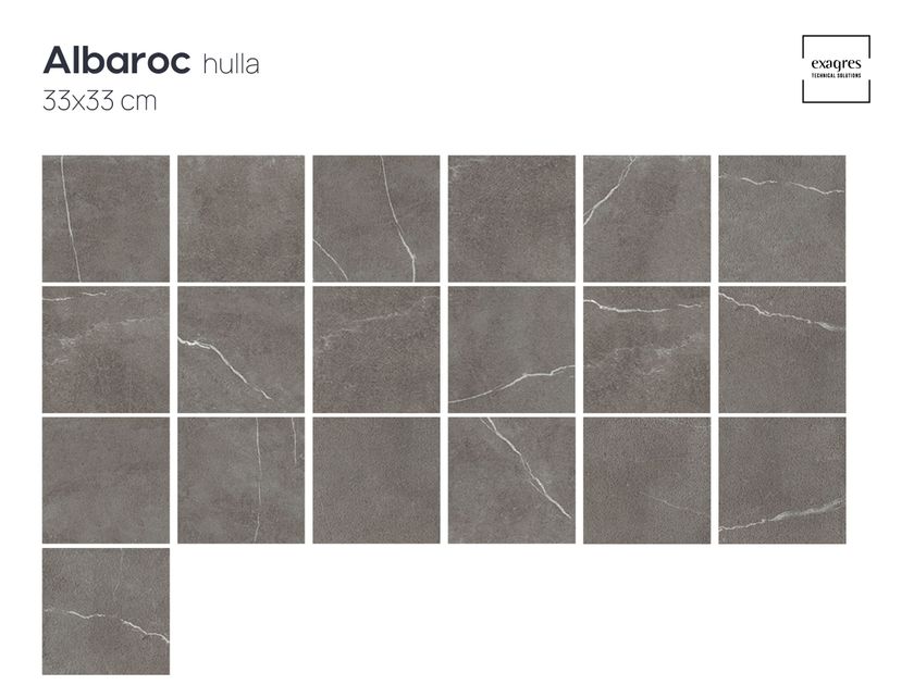 ALBAROC HULLA Porcelain stoneware flooring with stone effect By Exagres