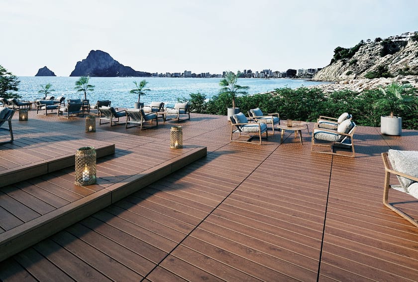 EXADECK CAOBA by Exagres - Decking in gres porcellanato - 2