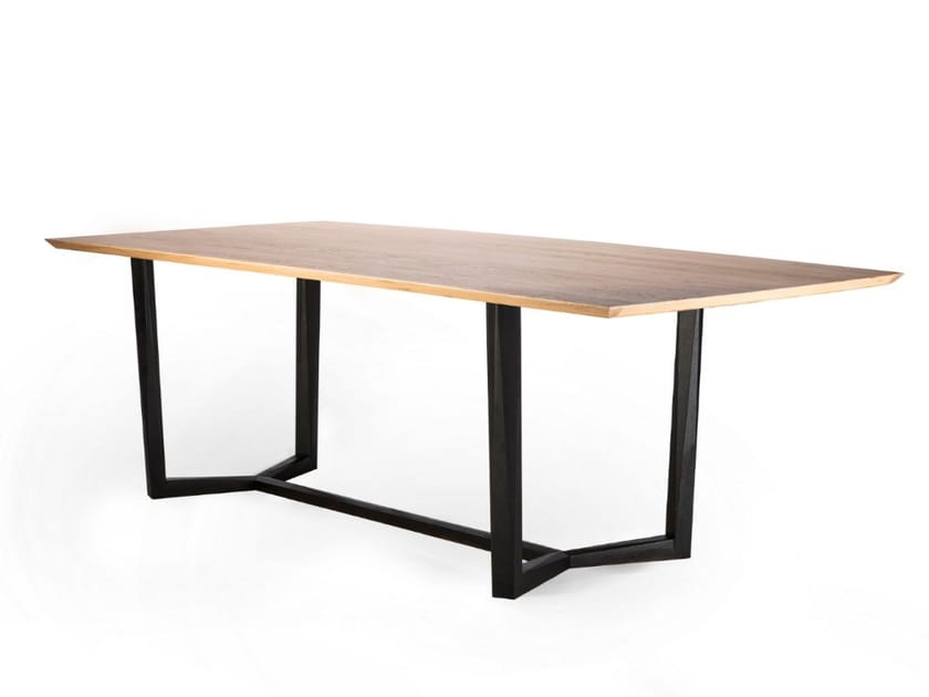 OAK FACETTE Mesa By Ethnicraft diseño Alain Van Havre