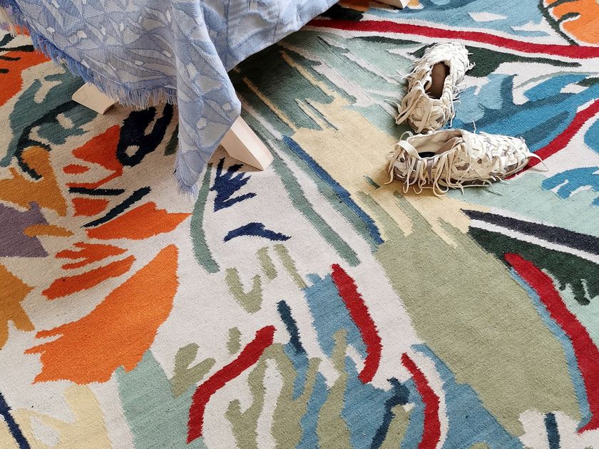 FALLING FOREST rug By Volver design Andreas Siqueland