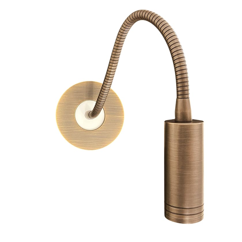 ROUND by FEDE - Lampada da lettura a LED orientabile in ottone - 3