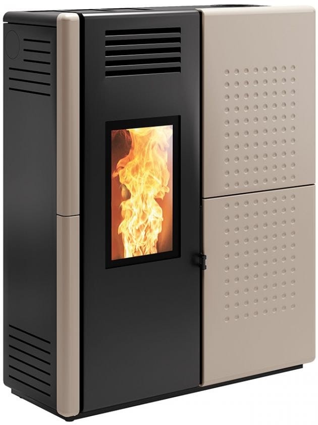 FENDOR by CAMINETTI MONTEGRAPPA - Stufa a pellet in acciaio e maiolica - 3