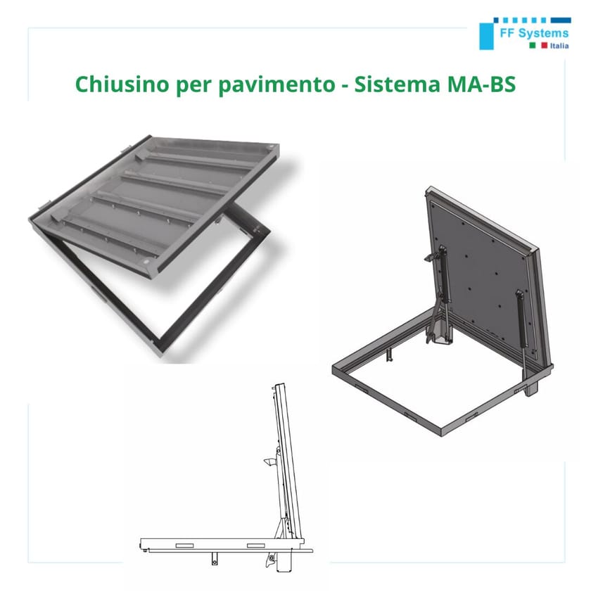 MA-BS by FF SYSTEMS - Chiusino a pavimento in acciaio inox - 5