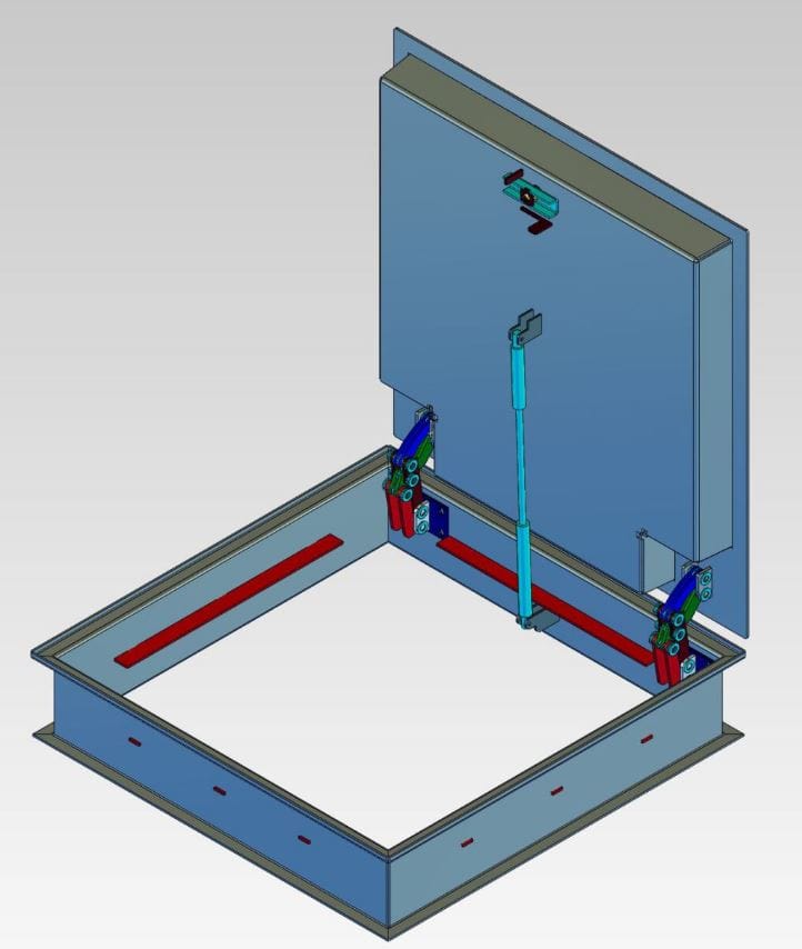 MA-WB by FF SYSTEMS - Chiusino a pavimento in acciaio inox - 5