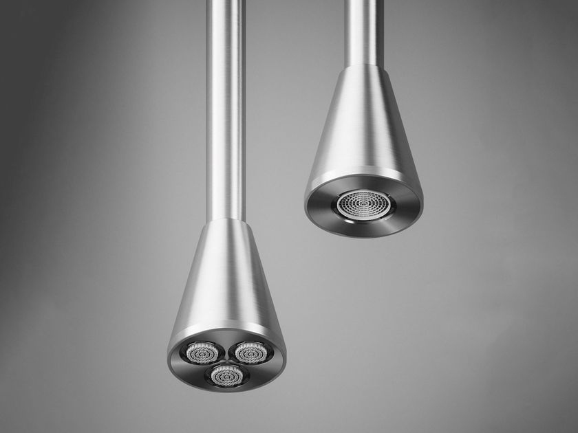 NearMoon, Soffione per doccia a pioggia, design ultra sottile, aumento