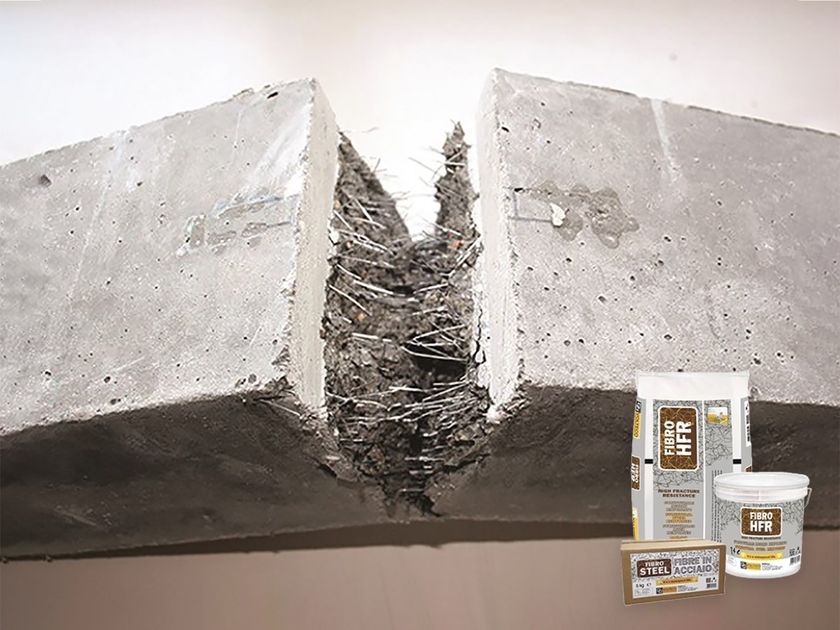 Mortar and grout for renovation FIBRO HFR By Volteco