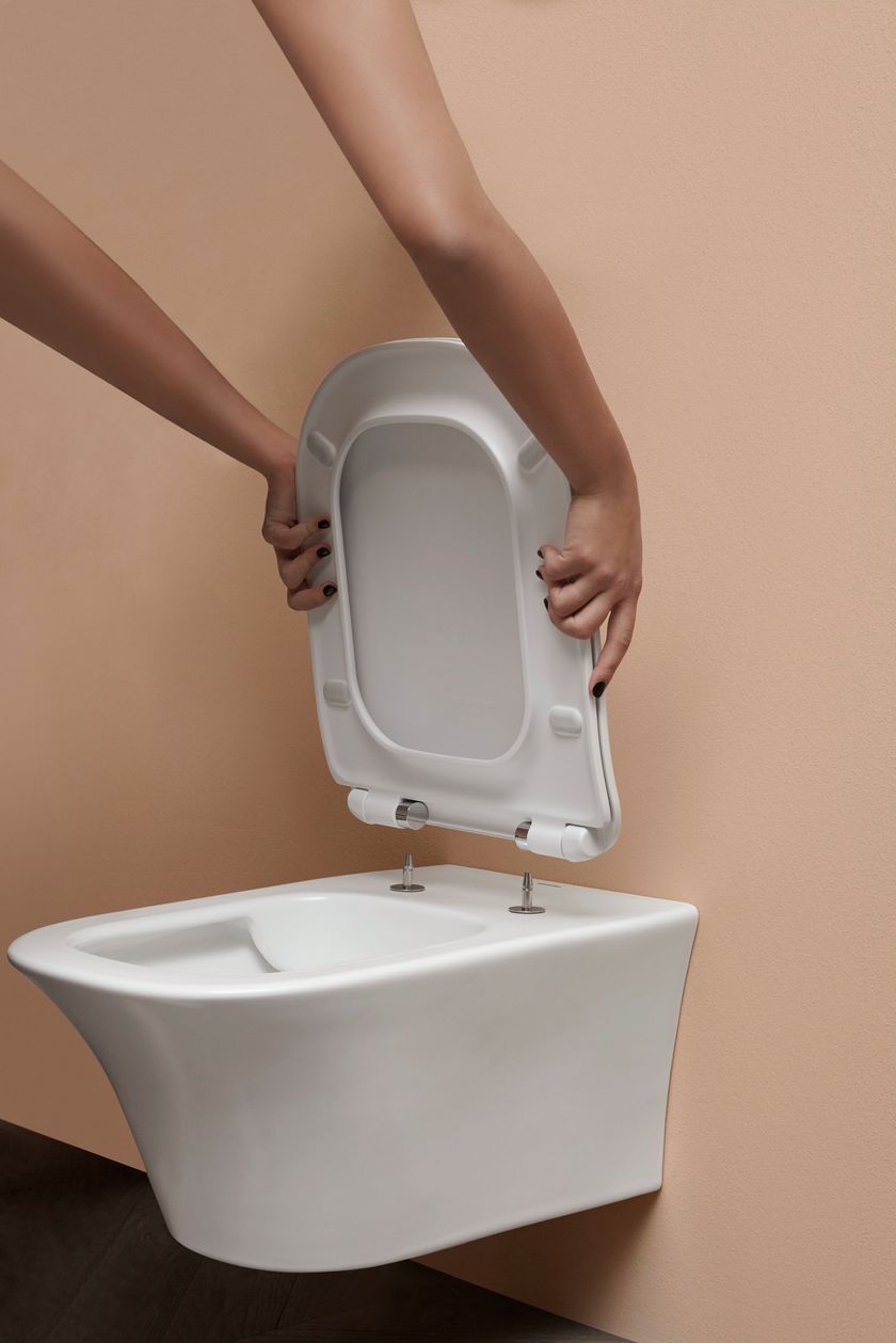 FLAT Toilet seat Resin toilet seat By Antonio Lupi Design design