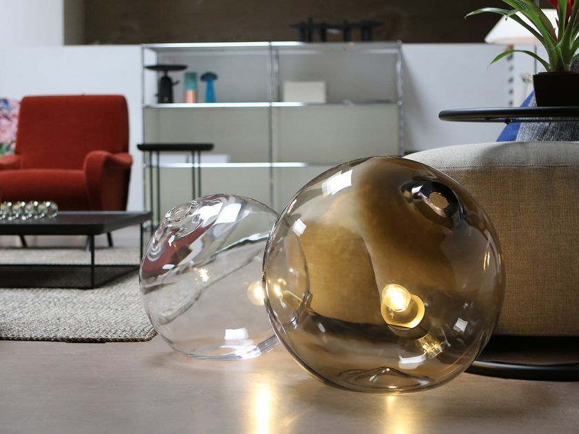 Blown glass table lamp / floor lamp FLOAT 16/20 LIGHT By SkLO design ...