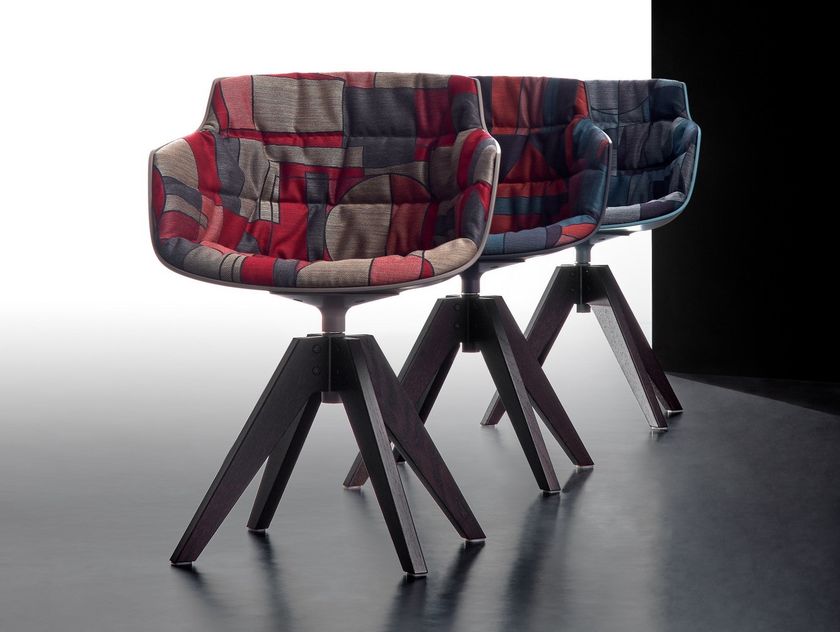 FLOW SLIM COLOR | Trestle-based chair Flow Collection By MDF Italia ...