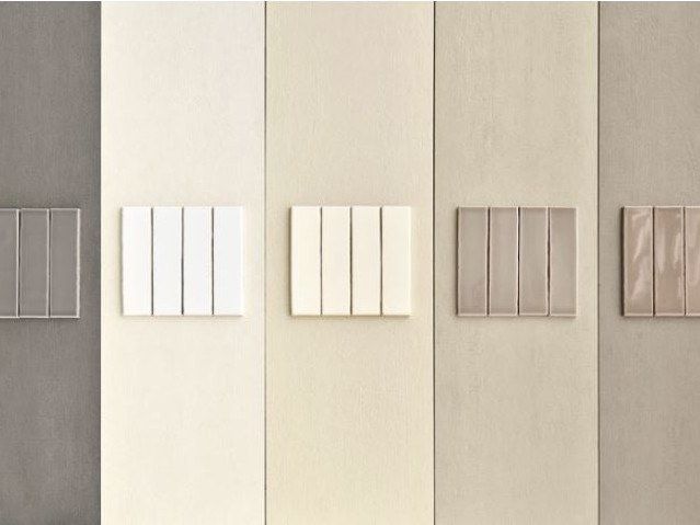 Revêtement mural en grès cérame FLOW TAUPE By Mutina