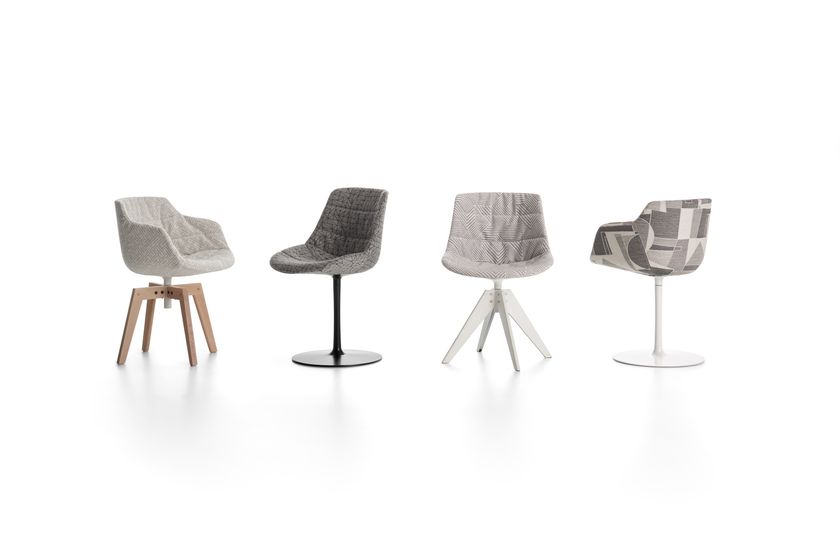 FLOW TEXTILE | Chair with armrests By MDF Italia design Jean-Marie Massaud