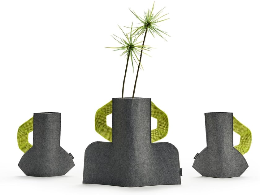 Fabric vase FLOWER POWER RAW By Sancal