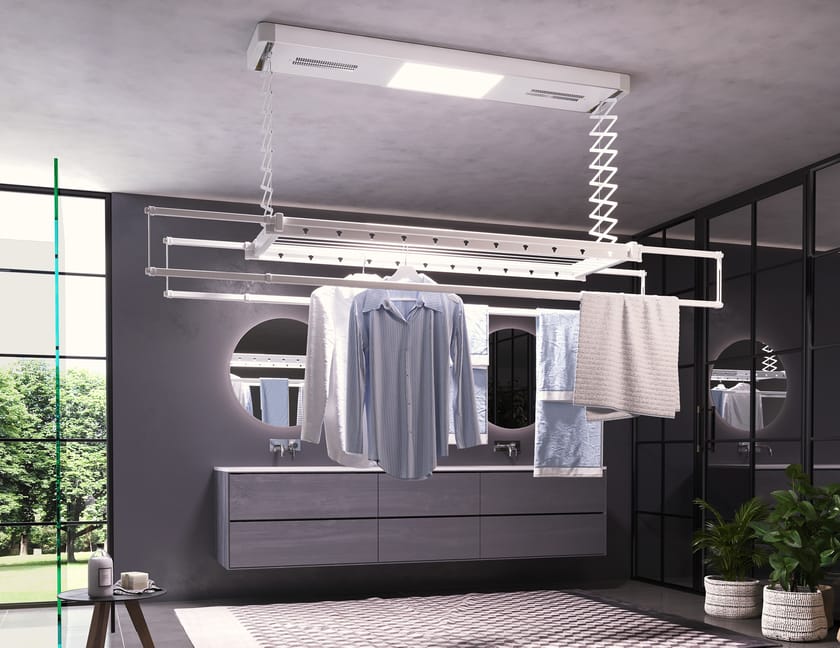 Ceiling Clothes Drying Rack Foxydry Air, Wall And Electric