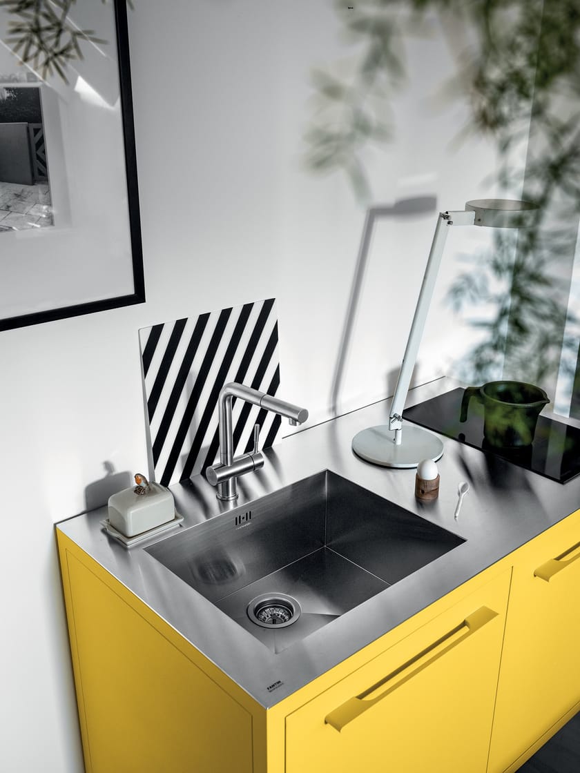 FRAME KITCHEN 2 UNITS by Fantin - Minicucina in metallo da interno e da esterno - 4